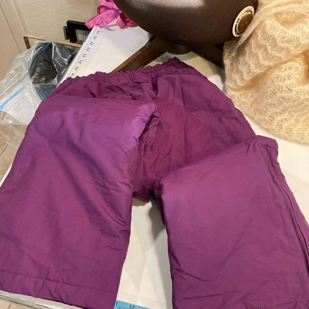 Land’s End Kids Grow-A-Longs Ski Pants The Pants Grow Along With Child Purple